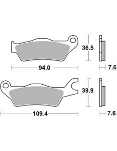 Plaquettes de freins AP RACING (Nouvelle Génération) 2
