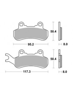 Plaquettes de freins AP RACING 2