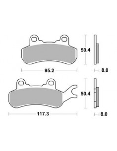 Plaquettes de freins AP RACING 2