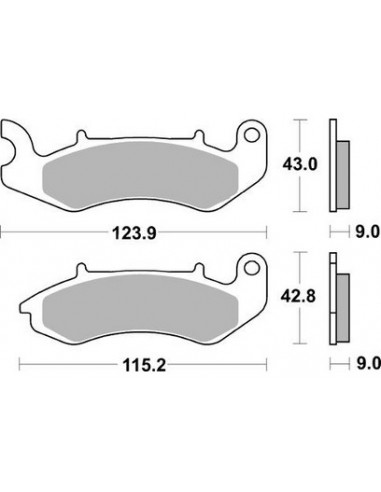 Plaquettes de freins AP RACING