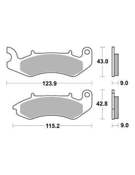 Plaquettes de freins AP RACING