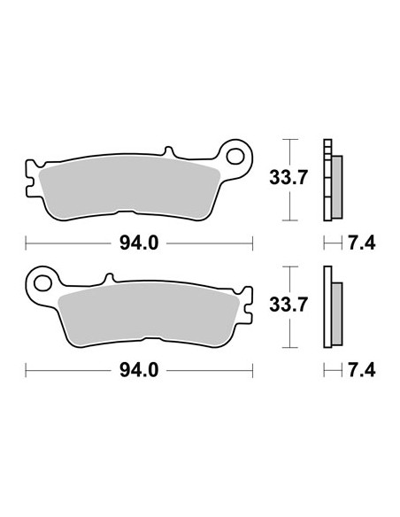 Plaquettes de freins AP RACING