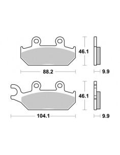 Plaquettes de freins AP RACING 2