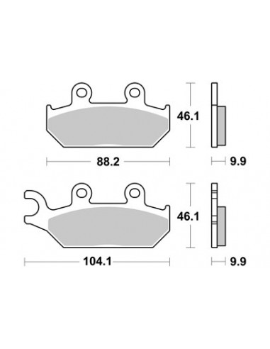 Plaquettes de freins AP RACING