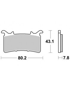Plaquettes de freins AP RACING (Nouvelle Génération) 2