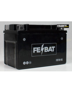 Batterie FE-BAT FBTX9-BS  (CBTX9-BS / YTX9-BS / YTX9BS / BTX9 / UCX9)