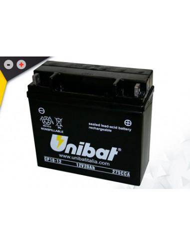 Batterie Unibat CP18-12 (51913) - Scellés en Usine.