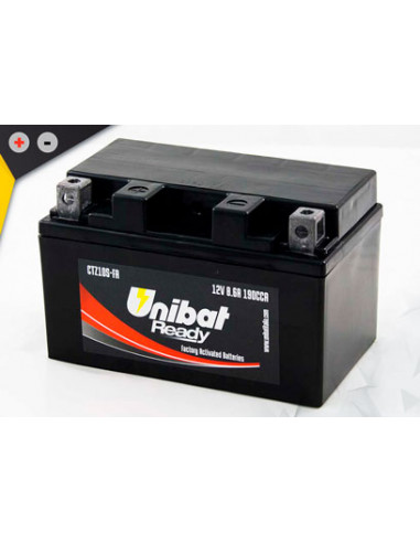 Batterie Unibat CTZ10S-FA - Scellés en Usine.