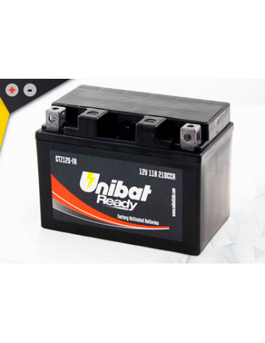 Batterie Unibat CTZ12S-FA - Scellés en Usine.