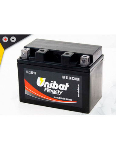 Batterie Unibat CTZ14S-FA - Scellés en Usine.