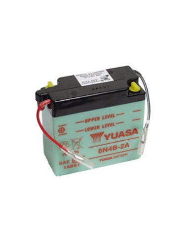 Batterie YUASA 6N4B-2A (6N4B2A) acide non incluse