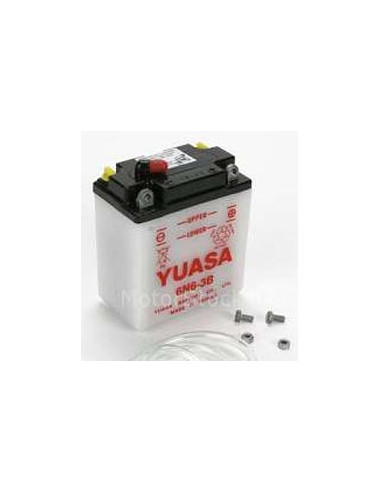 Batterie YUASA 6N6-3B (6N63B) acide non incluse
