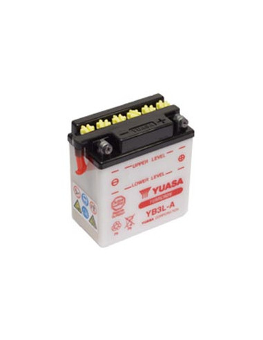 Batterie YUASA YB3L-A  (CB3L-A / CB3LA / 3LA) acide non incluse