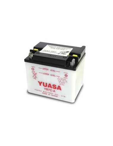 Batterie YUASA YB7C-A (CB7C-A / CB7CA / BB7CA / 7CA) acide non incluse