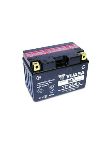 Batterie YUASA YT12A-BS  (CT12A-BS / CT12ABS / BT12A / FT12A / 12ABS)