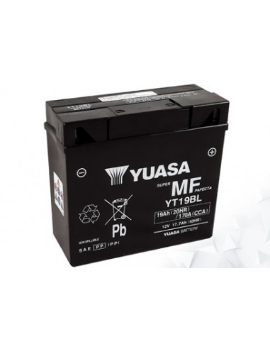 Batterie AGM Activated Pré-remplie YUASA YT19BL (Y51913 / BCP1812)