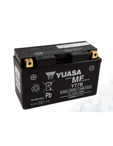 Batterie AGM Activated Pré-remplie YUASA YT7B