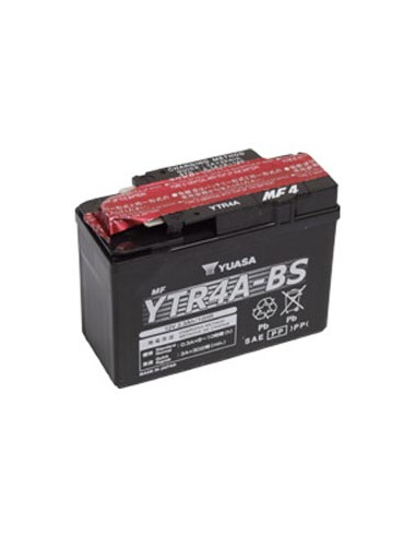Batterie YUASA YTR4A-BS livrée avec les flacons d'acide