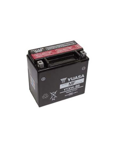 Batterie YUASA YTX14-BS (CBTX14-BS / CBTX14BS /BTX14/FBTX14/UCX14)