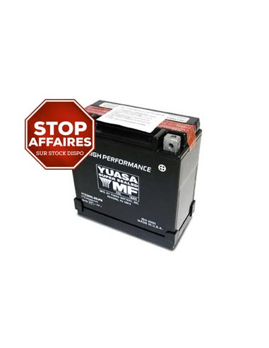 Batterie YUASA YTX20HL-BS-PW livrée avec les flacons d'acide