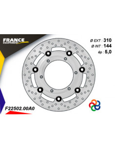 Disque de frein Gamme Essentiel FE.FL22502 / Oeillets Couleurs