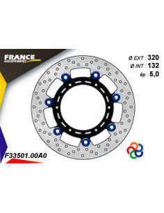 Disque de frein Gamme Essentiel FE.FL33501 / Oeillets Couleurs
