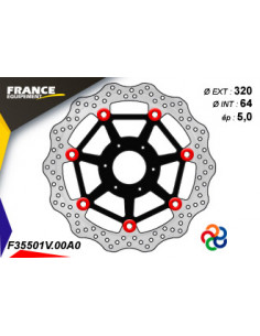Disque de frein Gamme Essentiel FE.FL35501V / Oeillets Couleurs