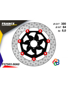 Disque de frein Gamme Essentiel FE.FL37503 / Oeillets Couleurs