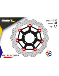 Disque de frein Gamme Essentiel FE.FL41502V / Oeillets Couleurs