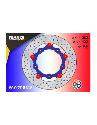 Disque Essentiel FLAY457 / Centre BLEU (B1) / Oeillets Couleurs