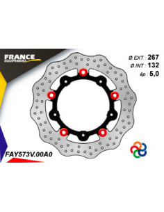 Disque de frein Gamme Essentiel FE.FLAY573V / Oeillets Couleurs