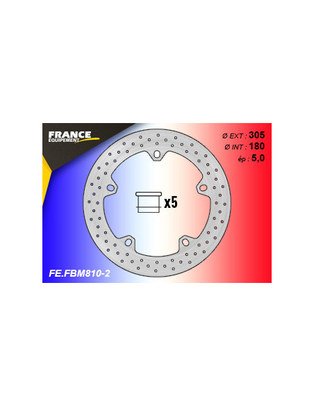 Disque de frein Gamme Essentiel FE.BM810-2 (inclus 5 plots)