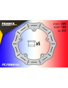 Disque de frein Gamme Essentiel FE.BM810V (inclus 5 plots)