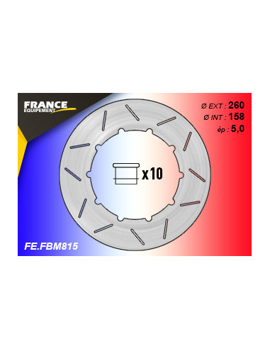Disque de frein Gamme Essentiel FE.BM815 (inclus 10 plots)