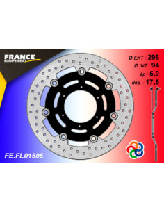Disque de frein Gamme Essentiel FE.FL01505