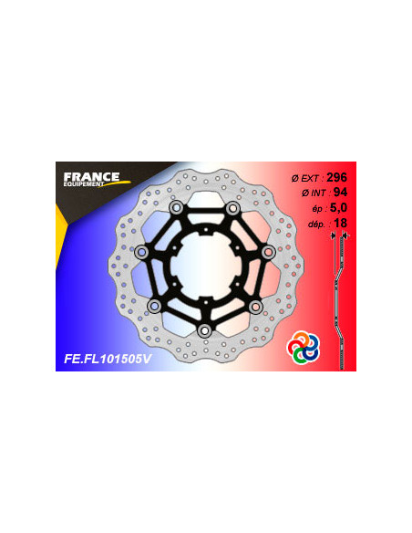 Disque de frein Gamme Essentiel FE.FL101505V