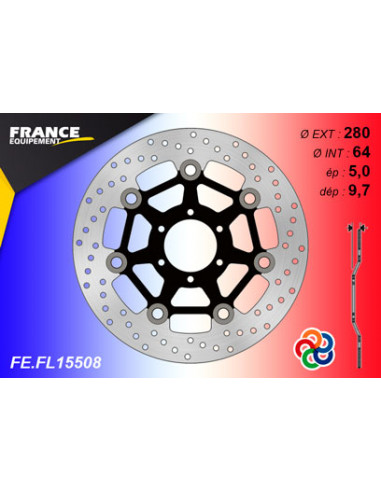 Disque de frein Gamme Essentiel FE.FL15508