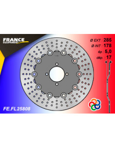 Disque de frein Gamme Essentiel FE.FL25808