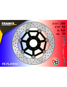 Disque de frein Gamme Essentiel FE.FL31514 2