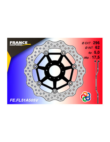 Disque de frein Gamme Essentiel FE.FL51A505V