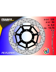 Disque de frein Gamme Essentiel FE.FL57511 2