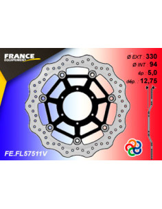 Disque de frein Gamme Essentiel FE.FL57511V