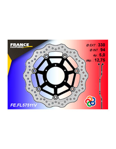 Disque de frein Gamme Essentiel FE.FL57511V