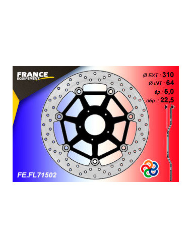 Disque de frein Gamme Essentiel FE.FL71502