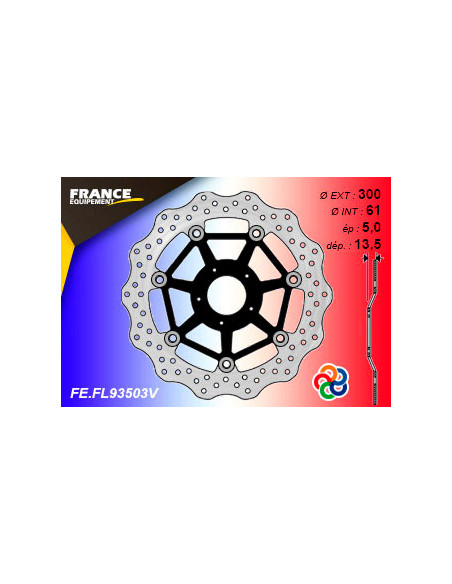 Disque de frein Gamme Essentiel FE.FL93503V