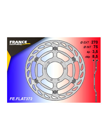 *Disque de frein Gamme Essentiel FE.FLAT372