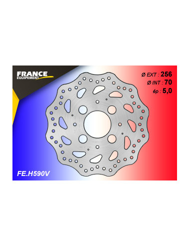 Disque de frein Essentiel FE.H590V (inclus 4 trous pour fixation Abs)