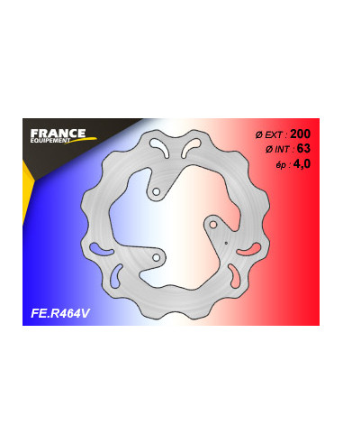 Disque de frein FE.R464V(FE.R463V + trou pour un compteur de vitesse)