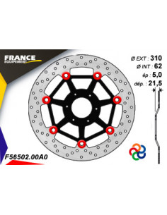 Kit Freinage FRANCE EQUIPEMENT - AP RACING 2