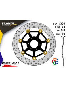 Kit Freinage FRANCE EQUIPEMENT - AP RACING 2